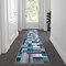 Flash Furniture Turquoise 2' x 7' Modern Color Blocked Area Rug ACD-RGTRZ861-27-TQ-GG - alternate 1